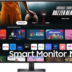 Samsung 43" M70D Smart Screen for Multi Device Experience, 4K UHD Display, Black