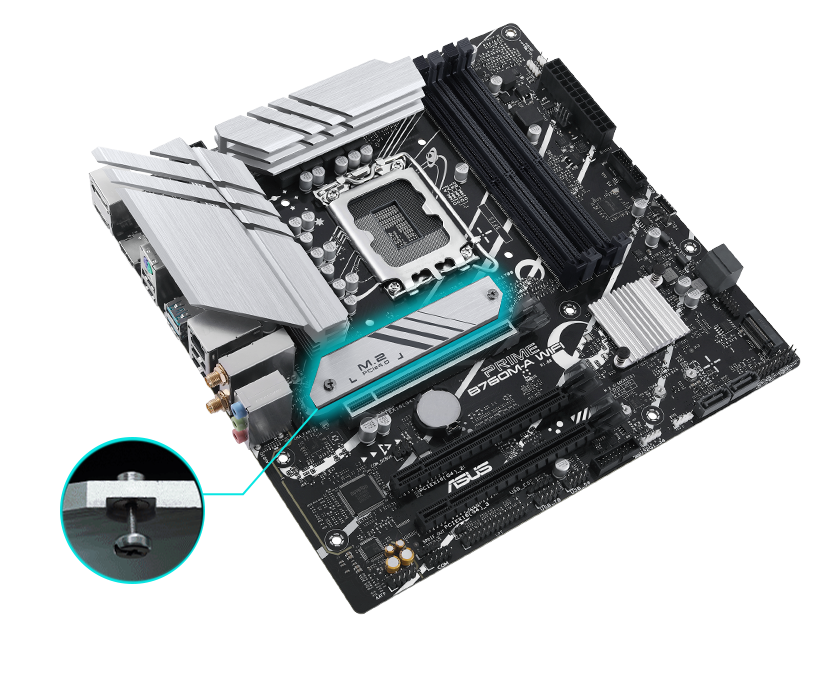 Offers M.2 heatsink