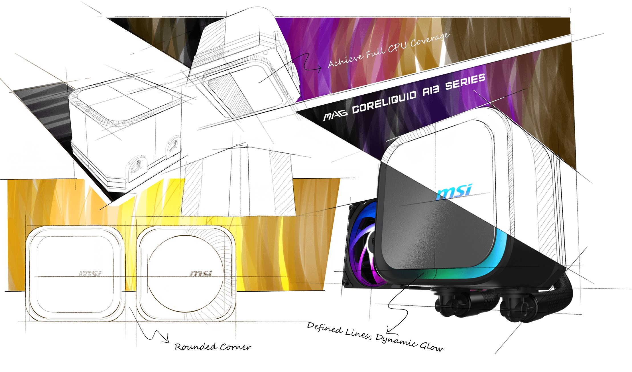 Msi MAG Coreliquid i360 Design Concept
