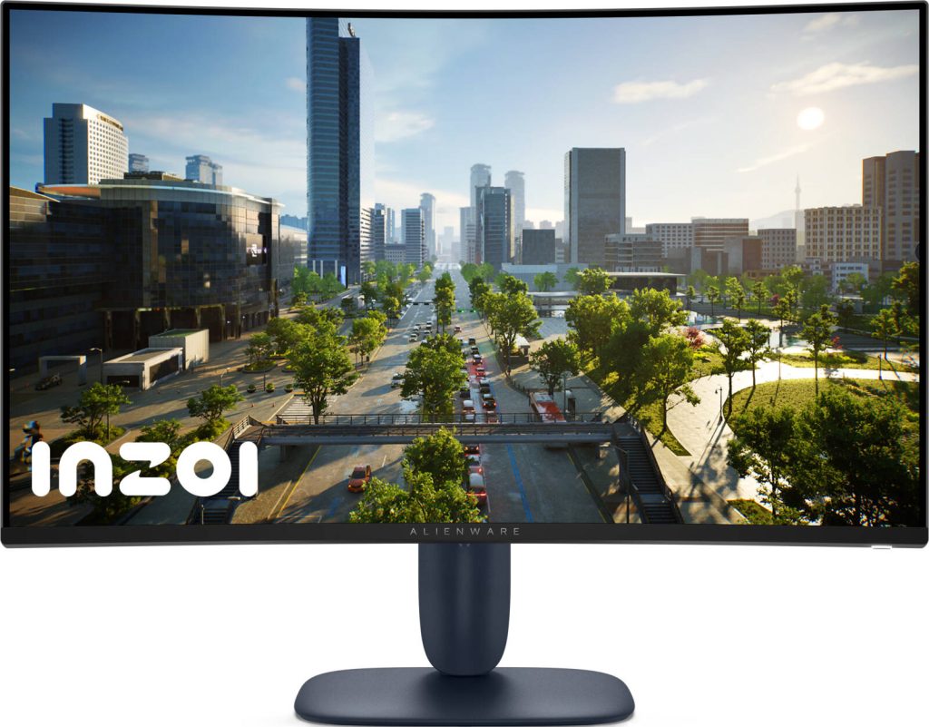 Dell Alienware 32″ QHD Curved Gaming Monitor, VA Panel, 180Hz Refresh Rate, 1ms Response Time, AMD FreeSync – AW3225DM