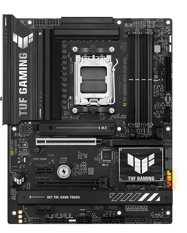 TUF Gaming motherboard front view
