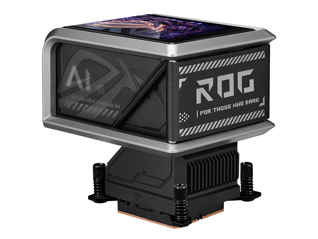 Detailed view of the reinforced metal standoff system, showing precision-threaded bolts and a wide base design that provides a solid foundation for the CPU cooling bracket.