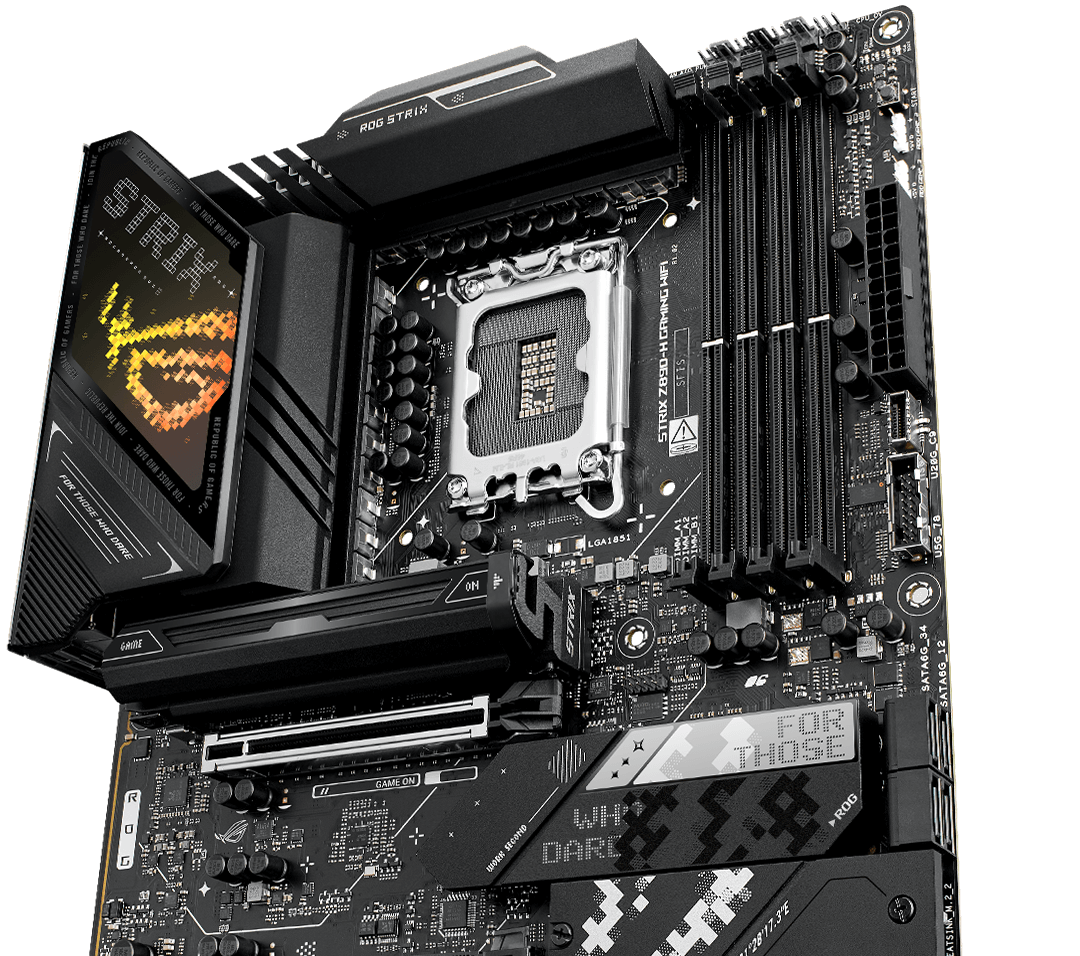 The ROG Strix Z890-H features 16+1+2+2 power stages rated for 110 amps.