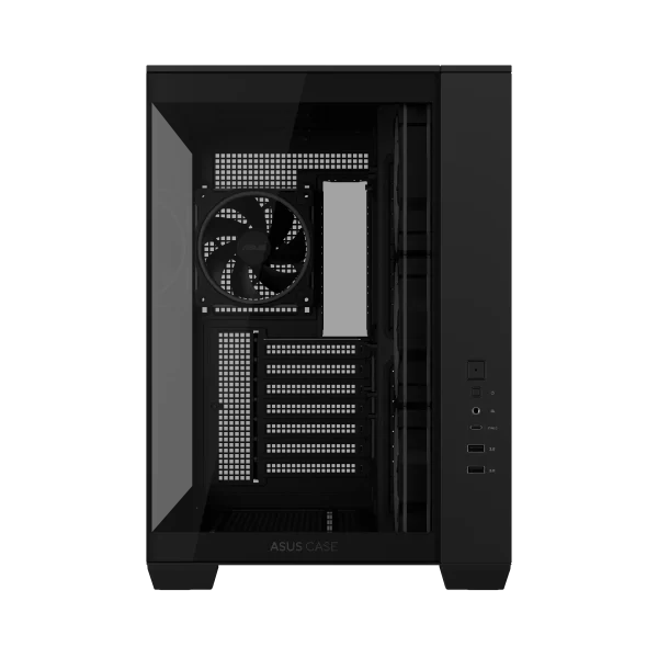 ASUS A32 PLUS ATX  ARGB Gaming PC, 360mm radiators and 420mm graphics cards compatibility, four pre-installed ARGB fans, Black - Image 3