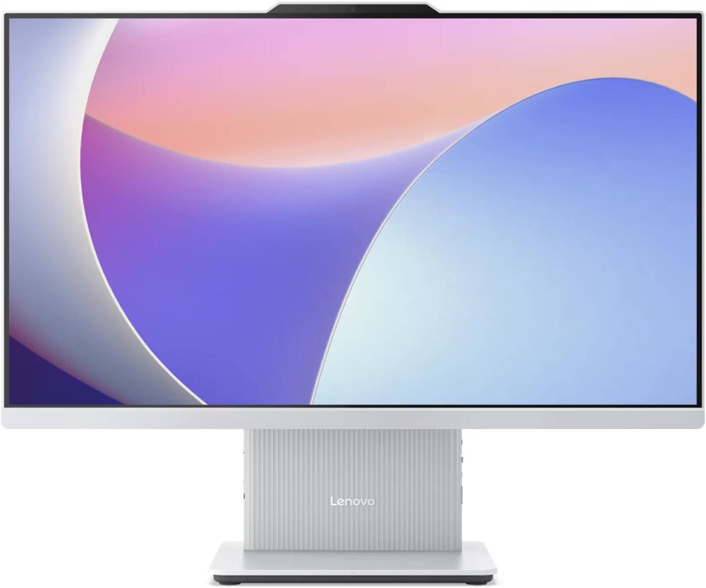 LENOVO IDEACENTRE AIO 24IRH9 24″ FHD NON-TOUCH Computer, CORE 7 240H Processsor, 8GB RAM, 512GB SSD, DOS, WHITE