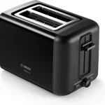 Bosch DesignLine Stainless Steel Compact Toaster, Two Slice, Black