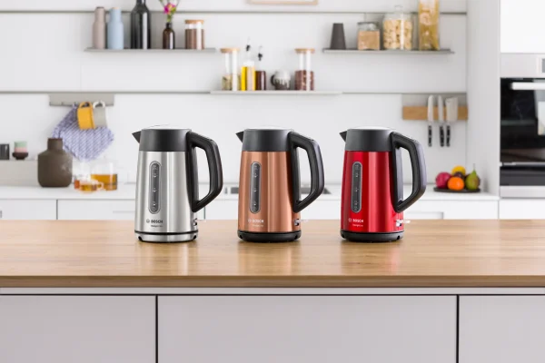 Bosch DesignLine Cordless Electric Kettle, 1.7L Usable volume, 3000W, Stainless steel - Image 5