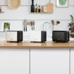 Bosch DesignLine Stainless Steel Compact Toaster, Two Slice, White - Image 4