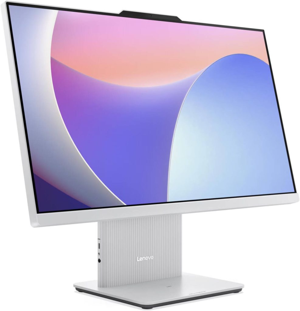 LENOVO IDEACENTRE AIO 24IRH9 24″ FHD NON-TOUCH Computer, CORE 7 240H Processsor, 8GB RAM, 512GB SSD, DOS, WHITE
