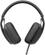 Logitech ZONE VIBE WIRELESS Headphone, Teams Version, Noise-Canceling Mic, Bluetooth 5.2, Up to 20 Hour Battery Life, Graphite, 981-001157 - Image 3