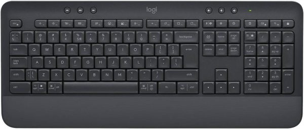Logitech Signature MK650 Keyboard and Mouse Combo, 118 Total Keys, Bluetooth 5.0, USB, Graphite, 920-011003 - Image 4