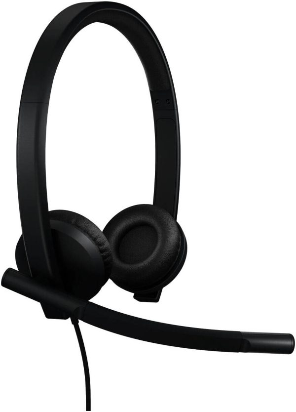 Logitech H570e Wired Headphone Stereo with USB-C Plug, Teams version, Noise-Canceling Mic, Black, 981-001431 - Image 2