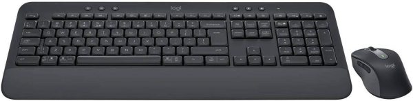 Logitech Signature MK650 Keyboard and Mouse Combo, 118 Total Keys, Bluetooth 5.0, USB, Graphite, 920-011003 - Image 2