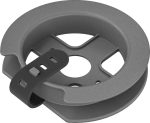 Logitech Rally Mic Pod Mount, Anchors Rally Mic Pod to a table or ceiling, with cable management for a clean installation, White, 952-000020 - Image 4