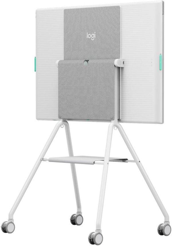 Logitech Rally Board 65 Cart, Built for Rally Board 65, designed to bring video meetings to any space, White, 952-000251 - Image 3