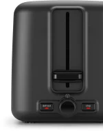 Bosch DesignLine Stainless Steel Compact Toaster, Two Slice, Black - Image 5