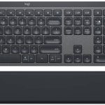 Logitech MX KEYS Keyboard and Mouse Combo Gen 2, Bluetooth 5.0, Graphite, 920-010933