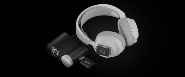 SteelSeries Arctis Nova Pro Omni Wareless Gaming Headphone, Active Noise Cancellation, Compatible with PC, PS5, Xbox, Switch, and more, 61722 - White - Image 2