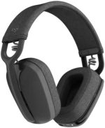 Logitech ZONE VIBE WIRELESS Headphone, Teams Version, Noise-Canceling Mic, Bluetooth 5.2, Up to 20 Hour Battery Life, Graphite, 981-001157