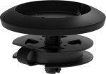 Logitech Rally Mic Pod Mount, Anchors Rally Mic Pod to a table or ceiling, with cable management for a clean installation, Black, 952-000002