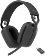 Logitech ZONE VIBE WIRELESS Headphone, Teams Version, Noise-Canceling Mic, Bluetooth 5.2, Up to 20 Hour Battery Life, Graphite, 981-001157 - Image 2