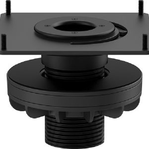 Logitech Tap Table Mount, Swiveling table mount with cable management for Logitech Tap and Tap IP meeting room controllers, Black, 939-001811
