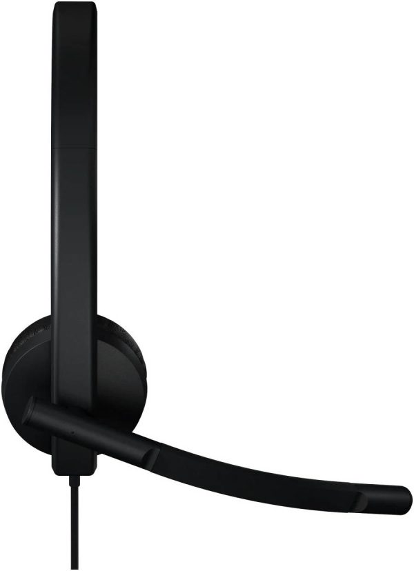 Logitech H570e Wired Headphone Stereo with USB-C Plug, Teams version, Noise-Canceling Mic, Black, 981-001431 - Image 3