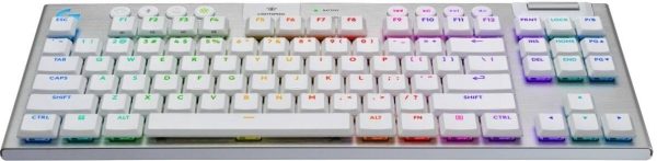 Logitech G915 X LIGHTSPEED TKL Wireless Low Profile Gaming Keyboard, Tactile Switches, White, 920-012737 - Image 2
