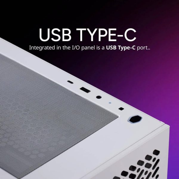 Cooler Master Elite 302 Micro-ATX High Airflow Minimalist PC Case, 365mm GPU Max, Compatible RTX 5080|RX 7090 XT, 280mm AIO Max, Type C, Tempered Glass, Triple 120mm aRGB PWM Fan, Intakes Grill, White, E302-WGNN-S00 - Image 6