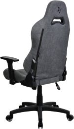 Arozzi Torretta Series Soft Fabric Gaming Chair, 3D Armrests, 120 kg Weight Capacity, Two soft support pillows for your head and back, Recline the backrest up to 165°, Ash, TORRETTA-SFB-ASH2 - Image 4