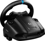 Logitech G923 Racing Wheel and Pedals, TRUEFORCE Feedback, Responsive Driving Design, Dual Clutch Launch Control, Genuine Leather, for  PS5, PS4, & PC, Black, 941-000150 - Image 2