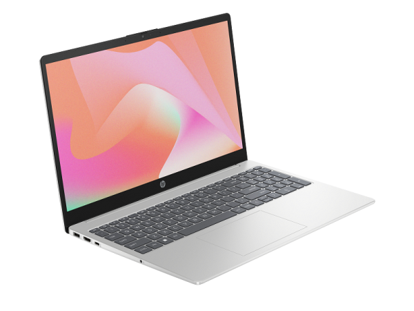 HP 15-fd1134nia 15.6" FHD Laptop, Intel® Core™ 3 100U Processor, 8GB RAM, 512GB SSD, SHARED DOS, Natural Silver - Image 2