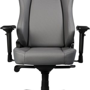 Arozzi Primo Full premium Leather Gaming Chair, Velour Neck Pillow, Up to 145kg Weight Capacity, Anthracite, PRIMO-PREM-AE