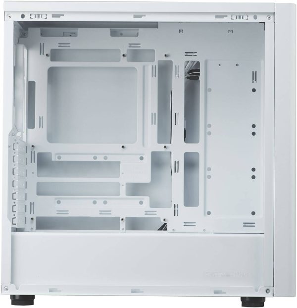 Cooler Master Elite 502 Computer Case, 3 X Pre-Installed Argb Fans, Upto 420mm AIO Support, ATX Motherboard Support, Ready for RTX 50 Series Upto 410mm, Type C Connector, White, E502-WGNN-S00 - Image 4