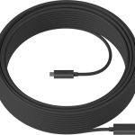 LOGITECH STRONG USB 3.1 CABLE 10M USB FOR TAP, RALLY CAMERA & MEETUP GRAPHITE - 939-001799