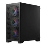 Cooler Master Elite 302 Micro-ATX High Airflow Minimalist PC Case, 365mm GPU Max, Compatible RTX 5080|RX 7090 XT, 280mm AIO Max, Type C, Tempered Glass, Triple 120mm aRGB PWM Fan, Intakes Grill, Black, E302-KGNN-S00 - Image 2