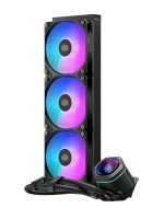 Cooler Master MasterLiquid Core Nex Series 360mm Liquid Cooler, Rotatable pump cover design, 360mm radiator, Lite 120 ARGB fan*3, ARGB, 400mm tubing length, Black, MLX-D36M-A18PA-R1 - Image 2