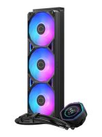 Cooler Master ML 360 Atmos II LCD ARGB CPU Liquid Cooler Black, Support Latest LGA1851, LGA1700, AM5, AM4 Socket, New Ultra-Low Profile Pump, 360mm AIO, Sickle Flow Edge Fans, LCD Screen, Black, MLX-D36M-A25SZ-L1 - Image 2