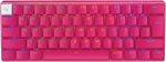 Logitech PRO X 60 Lightspeed Wireless 60% Gaming Keyboard, Tactile Switches, Magenta, 920-011949