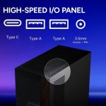 Cooler Master Elite 690 Wood Computer Case, 3 X Pre-Installed Reverse Argb Fans, Upto 360mm AIO Support, ATX Motherboard Support, RTX 50 Series Upto 425mm, Type C Connector, White, E690-WHNN-S00 - Image 4