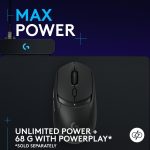 Logitech G309 Lightspeed Wireless Gaming Mouse, HERO 25K Sensor, 25,600 DPI, 86g Lightweight Design, Black, 910-007200 - Image 4