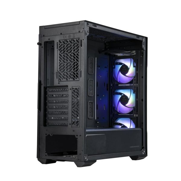 Cooler Master TD500 Mesh V2 Computer Case, ARGB & PWM Hub Included, Type C Connector, Top Removable, 3 x 120mm ARGB Fans, 360mm Radiator Support, Gaming Case, Black, TD500V2-KGNN-S00 - Image 6