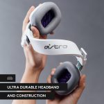 ASTRO A10 Gaming Headset Gen 2 Wired Headset - Over-ear gaming headphones with flip-to-mute microphone, 32 mm drivers, compatible with PlayStation, PC - White, 939-002064 - Image 5