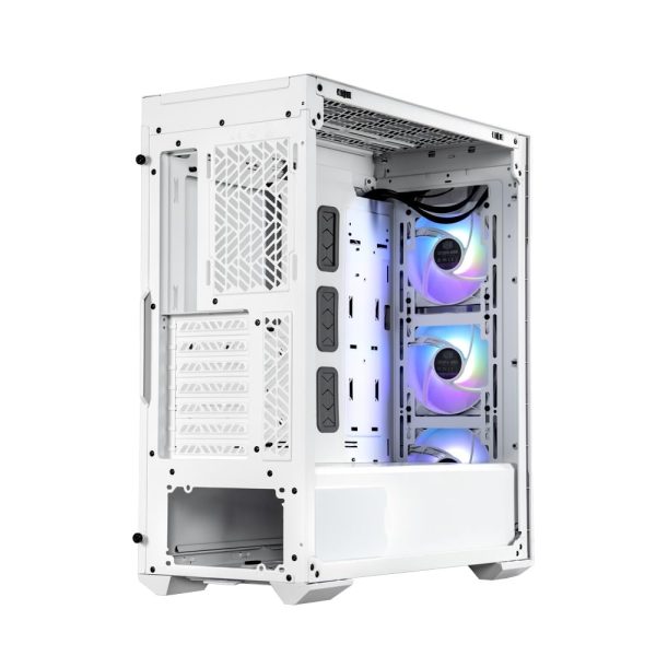 Cooler Master TD500 Mesh V2 Computer Case, ARGB & PWM Hub Included, Type C Connector, Top Removable, 3 x 120mm ARGB Fans, 360mm Radiator Support, Gaming Case, White, TD500V2-WGNN-S00 - Image 4
