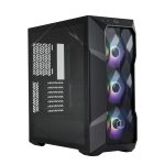Cooler Master TD500 Mesh V2 Computer Case, ARGB & PWM Hub Included, Type C Connector, Top Removable, 3 x 120mm ARGB Fans, 360mm Radiator Support, Gaming Case, Black, TD500V2-KGNN-S00 - Image 2