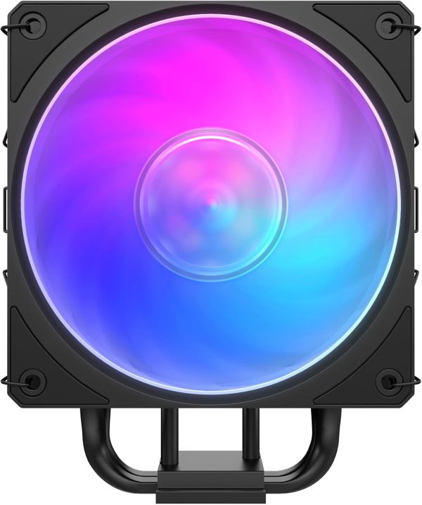 Cooler Master Hyper 212 3DHP Black ARGB CPU Air Cooler, 230W TDP Cooling, 120mm PWM Fan, Gen 2 ARGB Lighting, MAY-T2HP-217PA-R1 - Image 2