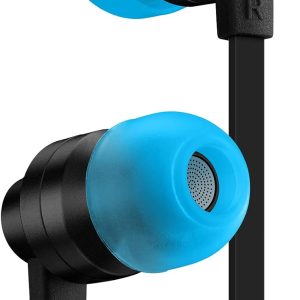 Logitech G333 Gaming Earphones with dual audio drivers, in-line mic and volume control, compatible with PC/PS/Xbox/Nintendo/Mobile with 3.5mm Aux or USB-C Port - Black, 981-000924