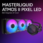 Cooler Master ML 360 Atmos II Pixel LED Simple Water Cooling CPU Cooler, Black, MLX-D36M-A25SZ-P1 - Image 3