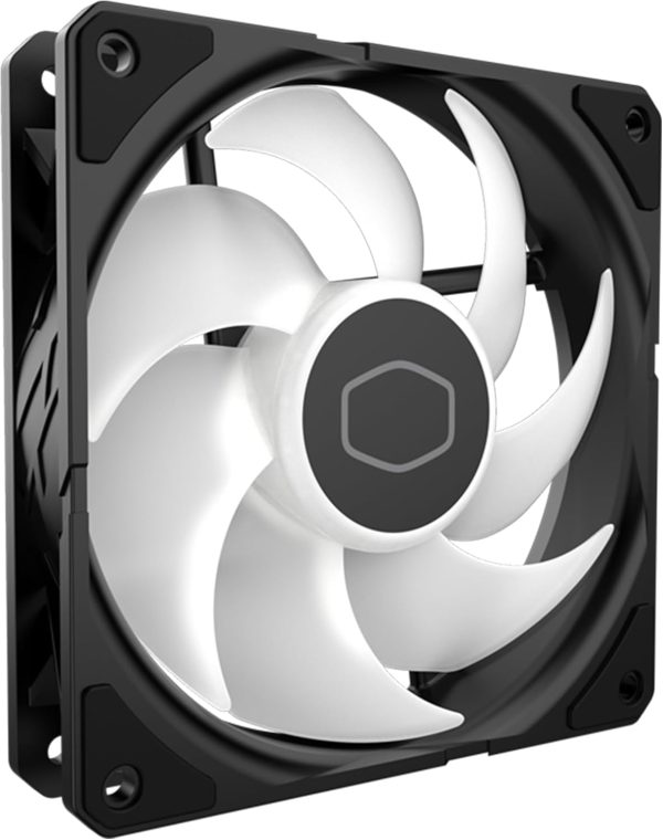 Cooler Master SickleFlow Edge 120 ARGB 3-Pack - 3x120mm Fans (690-2500rpm, PWM), High Airflow (70.7CFM) & Static Pressure (3.61mmH2O), ARGB Gen 2, LED Controller, 32.8dBA Max. - Black, MFX-B2DN-253P2-R2 - Image 3