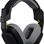 ASTRO A10 Gaming Headset Gen 2 Wired Headset - Over-ear gaming headphones with flip-to-mute microphone, 32 mm drivers, compatible with PlayStation, PC - Black, 939-002057